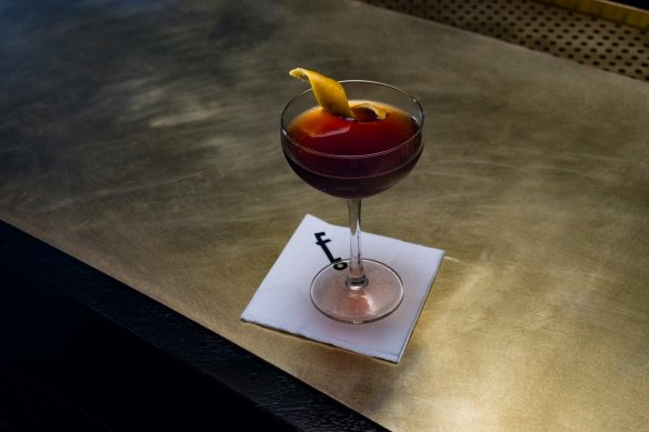 The signature manhattan is made to a recipe that dates back to the 1860s.