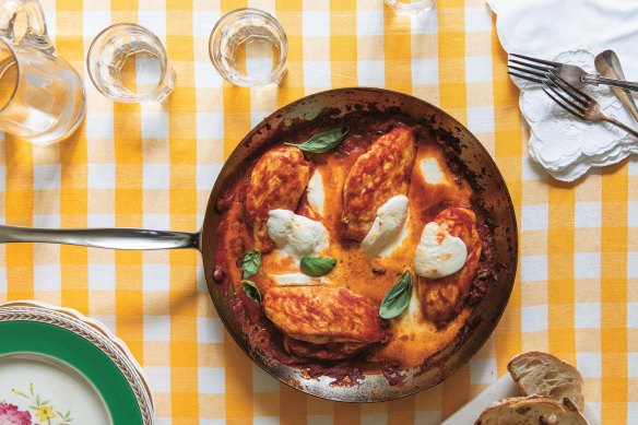 Bringing love to the table: Skye McAlpine's five-ingredient pollo alla pizzaiola.