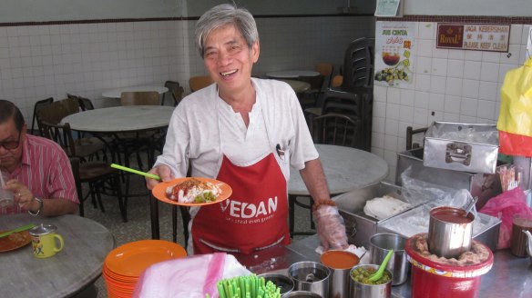 One of the revered 'uncles' at Restoran Kong Heng.