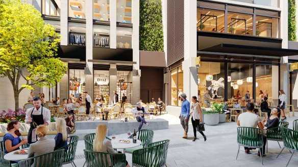 Quay Quarter Lanes is part of the massive redevelopment of an entire city block on Young and Loftus streets.