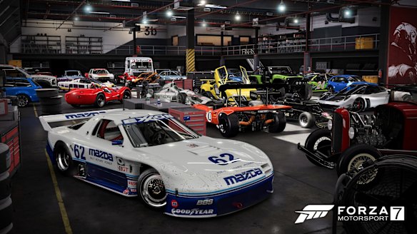 You can fill your garage with all manner of cars, from city-class cruisers to retro racing legends.