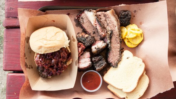 Heavy on fat and salt: Texas barbecue.