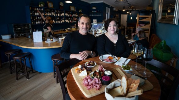 Raymond Carbonaro and Monique Emmi at the Dulwich Hill spot.