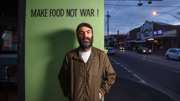 Joseph Abboud outside his Brunswick East restaurant Rumi.
