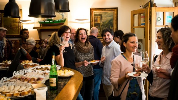 Pintxos party: Ganbara is considered a classic on the pintxos scene.