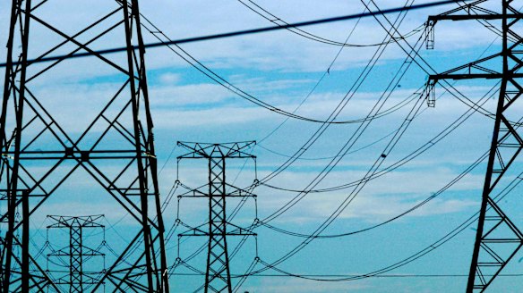 Contentious issue: Poles and wires are front and centre in the state election campaign.