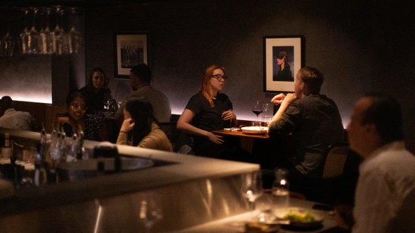 Inside Alt Pasta Bar, a moody bistro tucked down a laneway.