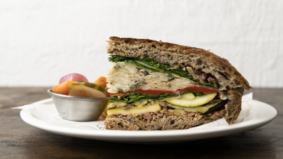 The muffaletta takes three days to make and comes in vegan and non-veg options.