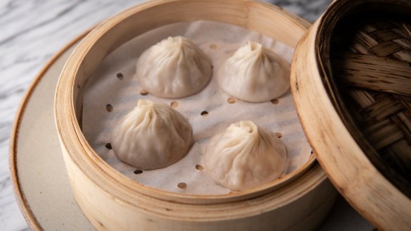 Xiao long bao at Mama Mulan in Chatswood.