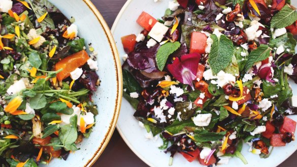Colourful summer salads from Food for Friends.