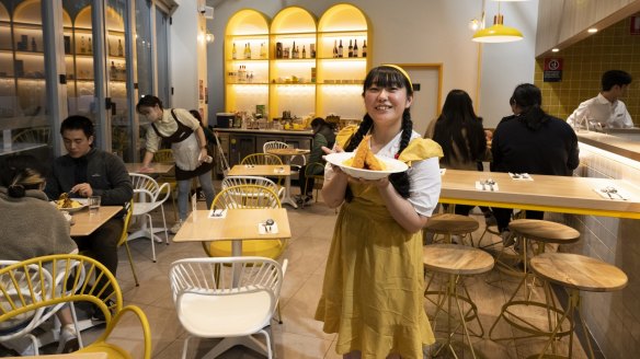 When Mikiko Terasaki started serving omurice at her market stall, she became a social media sensation. 