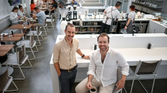 Industry Beans co-founders and brothers Steve (left) and Trevor Simmons.