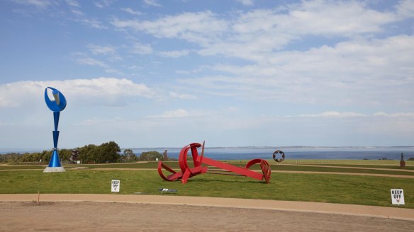 The view from the restaurant at Point Leo Estate.