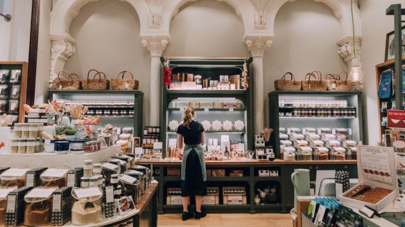 Gewürzhaus' atmospheric spice shop in the Block Arcade.