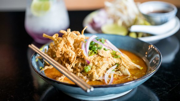 Eatdustry Thai's khao soi (coconut curry noodles).