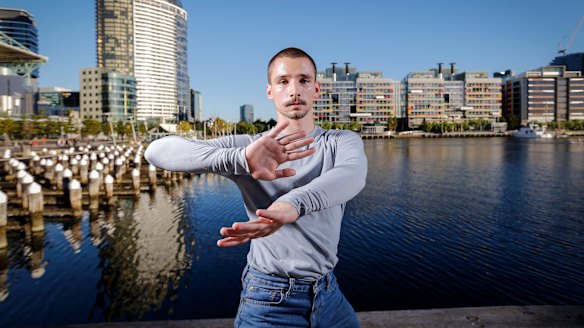 Dancer and choreographer James Batchelor says that when he stepped back on land after two months at sea ''my body was still swaying''.