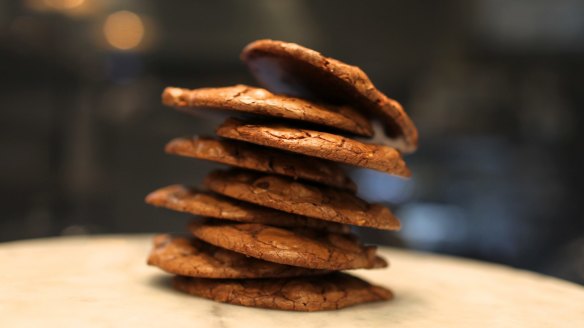 Chocolate truffle cookies from Lorraine's Patisserie.