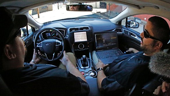 What it feels like to ride in a self-driving Uber