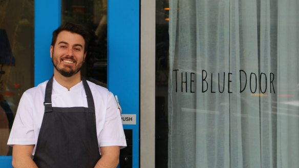 Executive chef Dylan Cashman at The Blue Door.