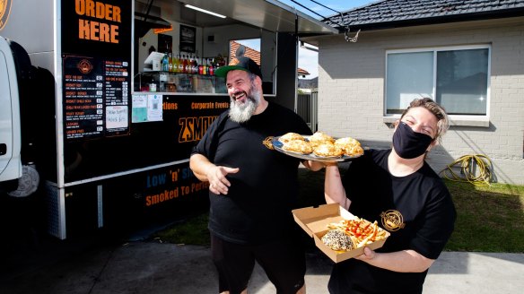 "Even Sonny Bill dropped by the other week." Sarah and Nawaf Refai serve wagyu brisket burgers and packs in Punchbowl