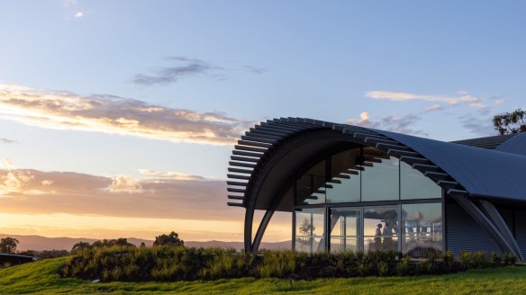 The new $20 million winery and events space at Levantine Hill in Coldstream.