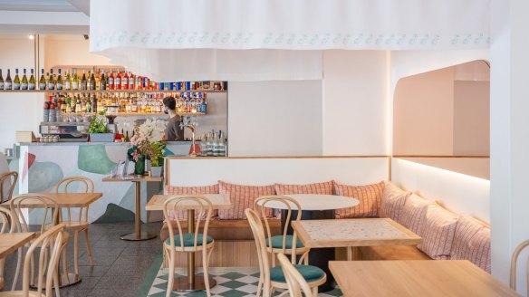 Fortuna Drink + Eat in Darlinghurst has been given a pastel-toned makeover.