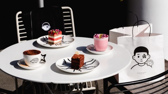 Black Star's Wonka-worthy creations include a hot chocolate inspired by the chocolate mirage cake.