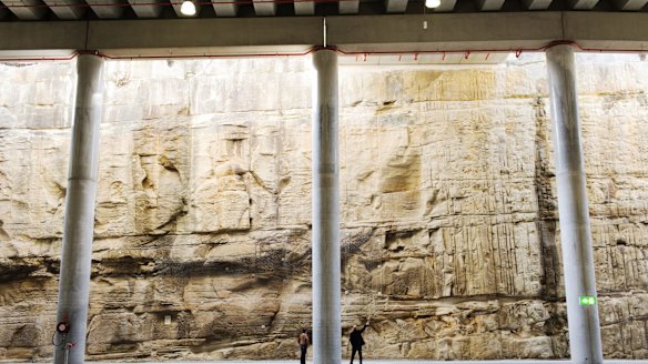 The first look at the Cutaway, a cultural space beneath the Barangaroo headland.