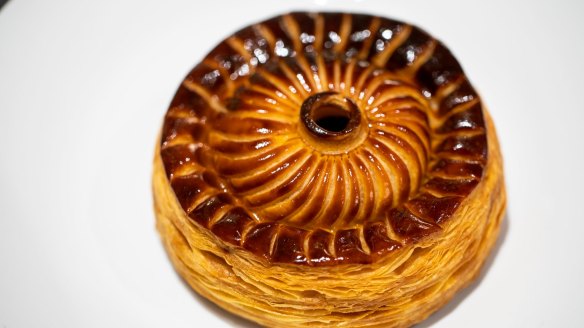 The star pithivier from LuMi's degustation menu, filled with wagyu brisket.