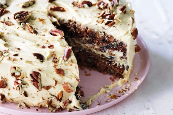 Helen Goh's burnt butter parsnip cake with white chocolate cream recipe.