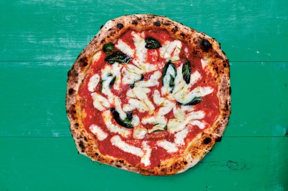 Sweet tomatoes, aromatic basil, peppery olive oil: The classic margherita.