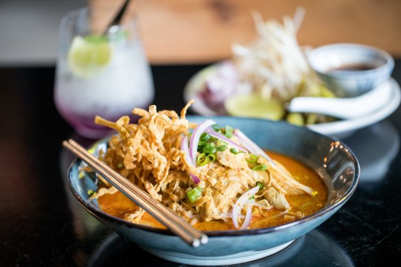 Eatdustry Thai's khao soi (coconut curry noodles).