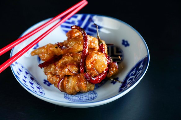 Tempura yuzu chicken is like sweet-and-sour chicken nuggets for grown-ups.