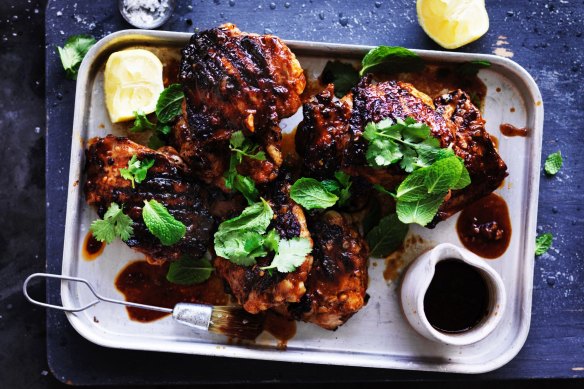 Neil Perry's spicy barbecued chicken.