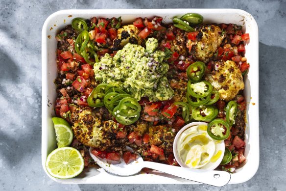 Adam Liaw's cauliflower nachos.