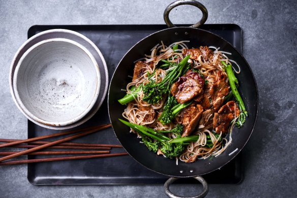 Quick Vietnamese caramel pork stir-fry.