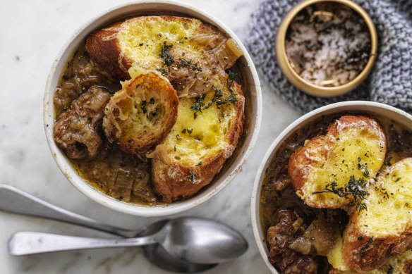 French onion beef stew.