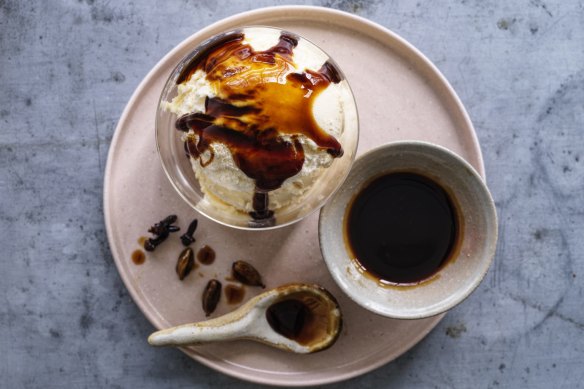 Affogato meets chai latte.