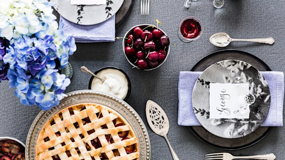 Enlist the kids to help set the table. Meanwhile, Barrett suggests making pasta or pastry from scratch, just as a restaurant would. 