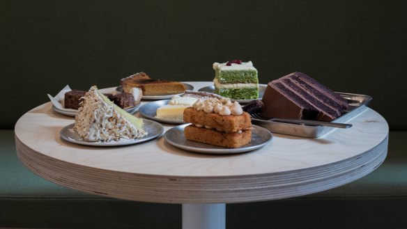 Assorted treats at Raya cake shop and cafe in Melbourne.