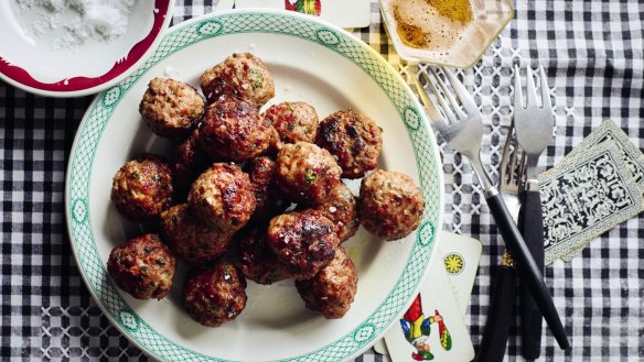 Yiayia's meatball recipe.