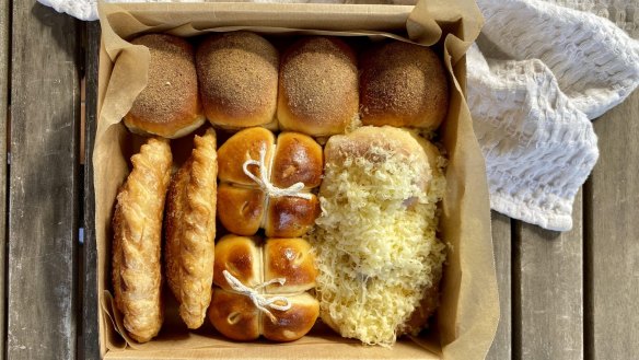 Francesca Palacio's Filipino pastry sample box.