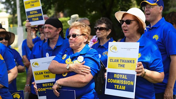 The commission's report was welcomed by survivors and their families. 