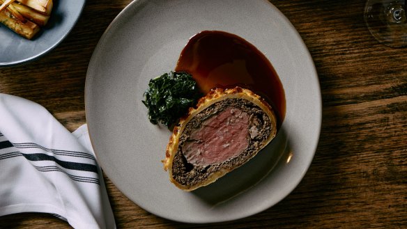 The Recreation's beef Wellington takes three days to make.