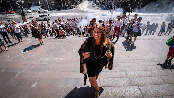 Lidia Thorpe enters Parliament for the first time as an MP.