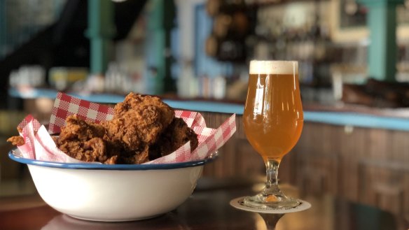 The fried chicken served at NOLA has fast become Adelaide's favourite.