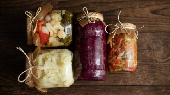 Living food: Pickles and ferments are now surging in popularity.