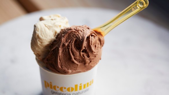 Piccolina produces a vegan chocolate gelato.