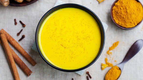 Turmeric latte aka 'golden milk'.