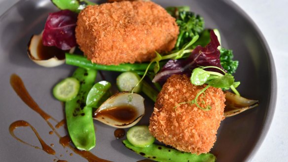 Peking duck croquettes.